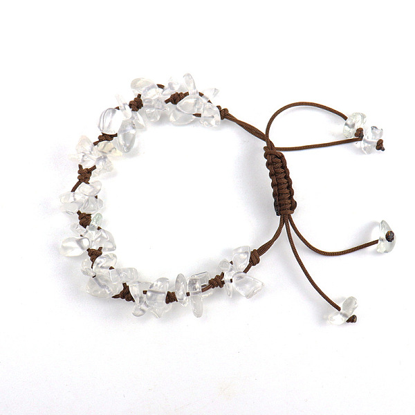 PandaHall Synthetic Quartz Crystal Chips Braided Bead Bracelet, Adjustable Bracelet for Women, 8-5/8~10-5/8 inch(22~27cm) Quartz Crystal...
PandaHall Synthetic Quartz Crystal Chips Braided Bead Bracelet, Adjustable Bracelet for Women, 8-5/8~10-5/8 inch(22~27cm) Quartz Crystal...