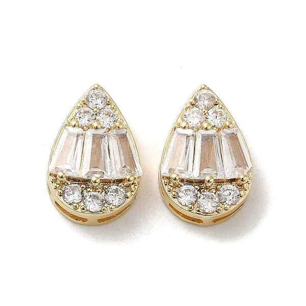 PandaHall Brass Multi-strand Links, with Glass, Teardrop, Real 18K Gold Plated, 13.5x9x5mm, Hole: 3.3x0.6mm & 2.8x0.6mm Brass Teardrop Clear
PandaHall Brass Multi-strand Links, with Glass, Teardrop, Real 18K Gold Plated, 13.5x9x5mm, Hole: 3.3x0.6mm & 2.8x0.6mm Brass Teardrop Clear