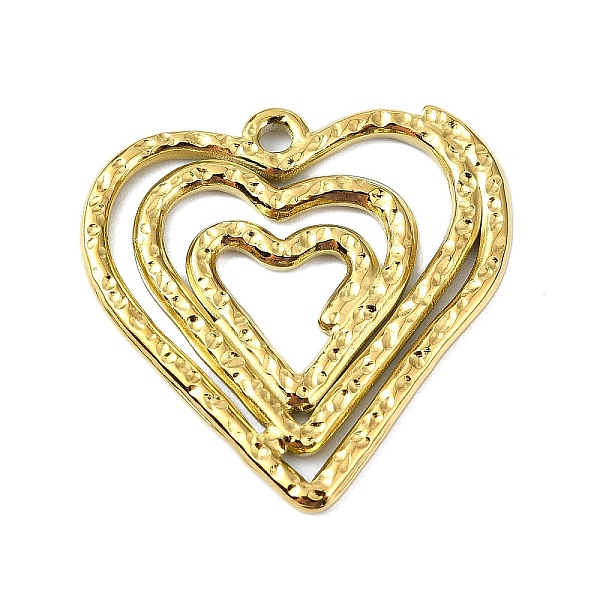 PandaHall Ion Plating(IP) 304 Stainless Steel Pendants, Real 18K Gold Plated, Heart, 26x26x2mm, Hole: 1.8mm 304 Stainless Steel Heart
PandaHall Ion Plating(IP) 304 Stainless Steel Pendants, Real 18K Gold Plated, Heart, 26x26x2mm, Hole: 1.8mm 304 Stainless Steel Heart
