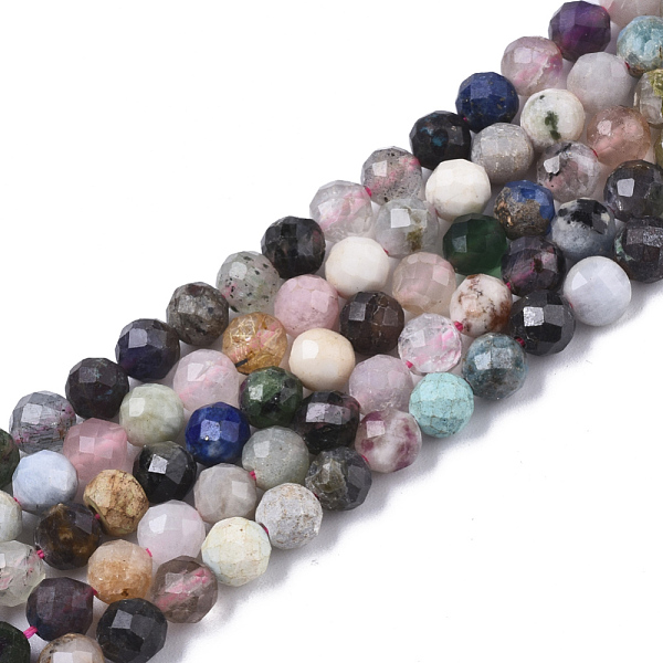 PandaHall Natural Mixed Stone Beads Strands, Faceted, Round, 4mm, Hole: 0.7mm, about 85~88pcs/strand, 15 inch~15.55 inch(38.2~39.5cm) Mixed...
PandaHall Natural Mixed Stone Beads Strands, Faceted, Round, 4mm, Hole: 0.7mm, about 85~88pcs/strand, 15 inch~15.55 inch(38.2~39.5cm) Mixed...