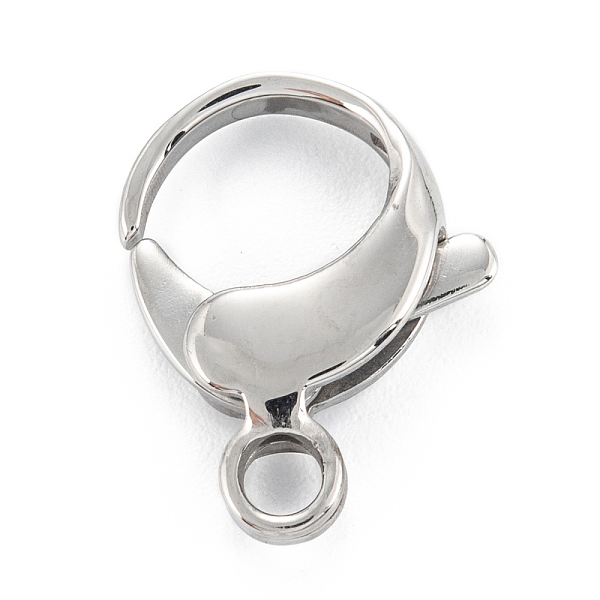 PandaHall 304 Stainless Steel Lobster Claw Clasps, Parrot Trigger Clasps, Stainless Steel Color, 16.5x13x3.5mm, Hole: 2.4mm 304 Stainless...
PandaHall 304 Stainless Steel Lobster Claw Clasps, Parrot Trigger Clasps, Stainless Steel Color, 16.5x13x3.5mm, Hole: 2.4mm 304 Stainless...