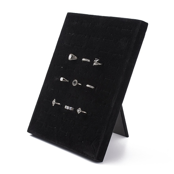 PandaHall Wood Jewelry Ring Display Planks, with Velvet, Rectangle, Black, 250x200x18mm Velvet Black
PandaHall Wood Jewelry Ring Display Planks, with Velvet, Rectangle, Black, 250x200x18mm Velvet Black