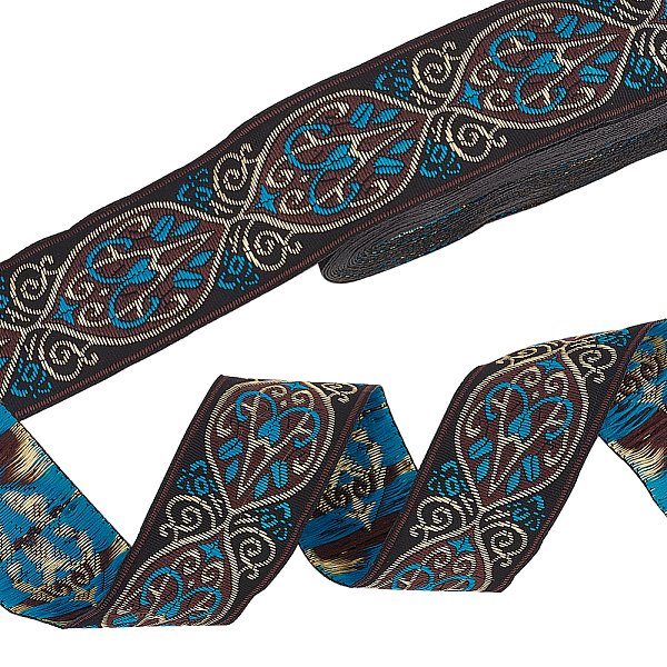 PandaHall Ethnic Style Polyester Ribbon, for Clothing Accessories, Floral Pattern, Black, 1-1/4 inch(33mm), about 7.66 Yards(7m)/Bundle...
PandaHall Ethnic Style Polyester Ribbon, for Clothing Accessories, Floral Pattern, Black, 1-1/4 inch(33mm), about 7.66 Yards(7m)/Bundle...