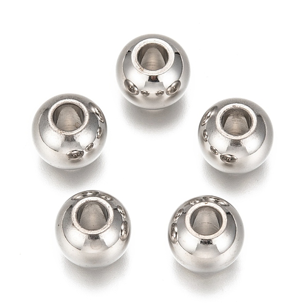 PandaHall Smooth 304 Stainless Steel Beads, Stainless Steel Color, 12x10mm 304 Stainless Steel Round
PandaHall Smooth 304 Stainless Steel Beads, Stainless Steel Color, 12x10mm 304 Stainless Steel Round