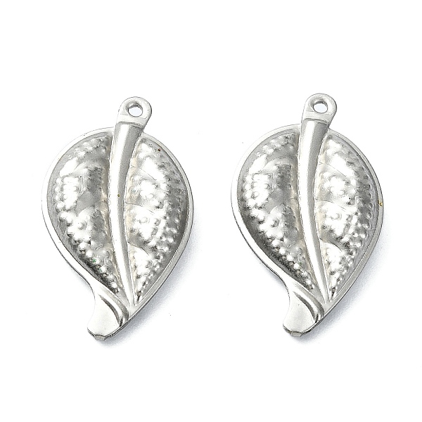 PandaHall 304 Stainless Steel Pendants, Leaf Charms, Stainless Steel Color, 23.5x13x4mm, Hole: 1.1mm 304 Stainless Steel Leaf
PandaHall 304 Stainless Steel Pendants, Leaf Charms, Stainless Steel Color, 23.5x13x4mm, Hole: 1.1mm 304 Stainless Steel Leaf