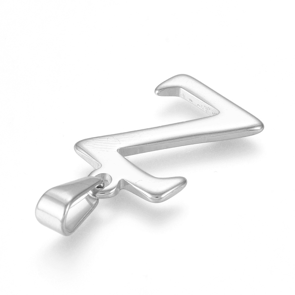 PandaHall 304 Stainless Steel Pendants, Stainless Steel Color, Initial Letter.Z, 21x13x1.8mm, Hole: 3x7mm 304 Stainless Steel Letter Z
PandaHall 304 Stainless Steel Pendants, Stainless Steel Color, Initial Letter.Z, 21x13x1.8mm, Hole: 3x7mm 304 Stainless Steel Letter Z