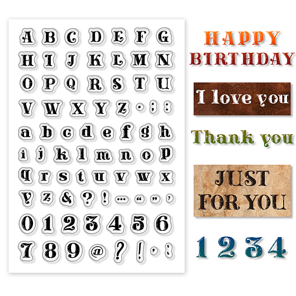 PandaHall Custom PVC Plastic Clear Stamps, for DIY Scrapbooking, Photo Album Decorative, Cards Making, Letter, 160x110x3mm Plastic Letter...
PandaHall Custom PVC Plastic Clear Stamps, for DIY Scrapbooking, Photo Album Decorative, Cards Making, Letter, 160x110x3mm Plastic Letter...