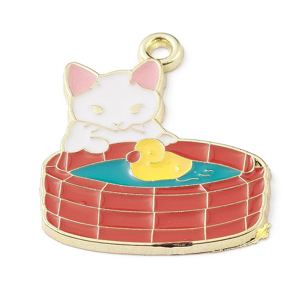 PandaHall Alloy Enamel Pendants, Golden, Cat Charm, Red, 29x25x1.5mm, Hole: 2.2mm Alloy+Enamel Cat Shape Red
PandaHall Alloy Enamel Pendants, Golden, Cat Charm, Red, 29x25x1.5mm, Hole: 2.2mm Alloy+Enamel Cat Shape Red