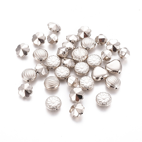 PandaHall CCB Plastic Beads, Mixed Shapes, Platinum, 8~11x7~16x5~10mm, Hole: 1.5~2mm, 175~195pcs/bag Plastic Mixed Shapes
PandaHall CCB Plastic Beads, Mixed Shapes, Platinum, 8~11x7~16x5~10mm, Hole: 1.5~2mm, 175~195pcs/bag Plastic Mixed Shapes