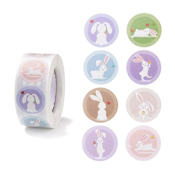 PandaHall 8 Patterns Easter Theme Self Adhesive Paper Sticker Rolls, with Rabbit Pattern, Round Sticker Labels, Gift Tag Stickers, Mixed..., Multicolor
PandaHall 8 Patterns Easter Theme Self Adhesive Paper Sticker Rolls, with Rabbit Pattern, Round Sticker Labels, Gift Tag Stickers, Mixed..., Multicolor