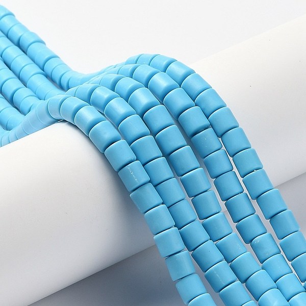 PandaHall Handmade Polymer Clay Bead Strands, Column, Deep Sky Blue, 6.5x6mm, Hole: 1.2mm, about 61pcs/strand, 15.75 inch(40cm) Polymer Clay...
PandaHall Handmade Polymer Clay Bead Strands, Column, Deep Sky Blue, 6.5x6mm, Hole: 1.2mm, about 61pcs/strand, 15.75 inch(40cm) Polymer Clay...