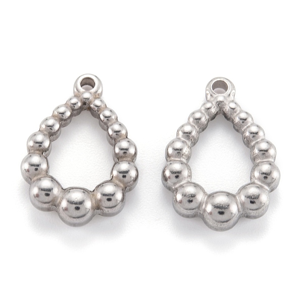 PandaHall 304 Stainless Steel Charms, Teardrop, Stainless Steel Color, 22x15.5x5mm, Hole: 1.8mm 304 Stainless Steel Teardrop
PandaHall 304 Stainless Steel Charms, Teardrop, Stainless Steel Color, 22x15.5x5mm, Hole: 1.8mm 304 Stainless Steel Teardrop