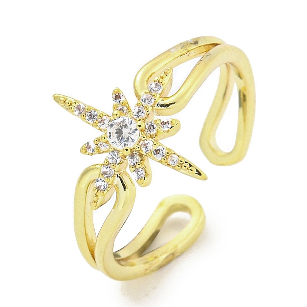PandaHall Brass Micro Pave Cubic Zirconia Cuff Rings, Star Open Rings for Women, Long-Lasting Plated, Golden, Adjustable Brass+Cubic...
PandaHall Brass Micro Pave Cubic Zirconia Cuff Rings, Star Open Rings for Women, Long-Lasting Plated, Golden, Adjustable Brass+Cubic...