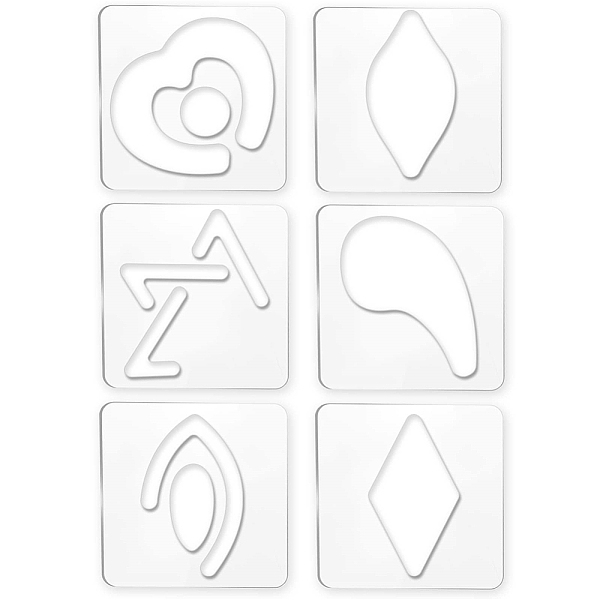 PandaHall CRASPIRE 6PCS Acrylic Quilting Templates Mandala Water Droplet Diamond Sewing Tools Kit Quilting Rulers DIY Sewing Tools Leather..., Clear
PandaHall CRASPIRE 6PCS Acrylic Quilting Templates Mandala Water Droplet Diamond Sewing Tools Kit Quilting Rulers DIY Sewing Tools Leather..., Clear