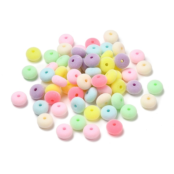PandaHall Flocky Acrylic Beads, Rondelle, Mixed Color, 10x6mm, Hole: 2mm Acrylic Rondelle Multicolor
PandaHall Flocky Acrylic Beads, Rondelle, Mixed Color, 10x6mm, Hole: 2mm Acrylic Rondelle Multicolor