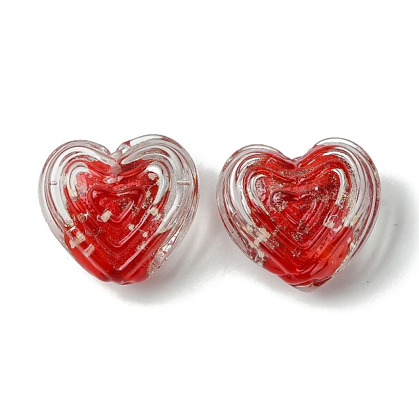 PandaHall Luminous Handmade Gold Sand Lampwork Beads, Glow in the Dark, Heart, Red, 19x21x12mm, Hole: 1.5mm Lampwork Heart Red
PandaHall Luminous Handmade Gold Sand Lampwork Beads, Glow in the Dark, Heart, Red, 19x21x12mm, Hole: 1.5mm Lampwork Heart Red