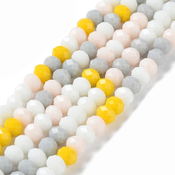 PandaHall Glass Beads Strands, Faceted, Rondelle, Yellow, 8x6mm, Hole: 1mm, about 65~68pcs/strand, 15.7~16.1 inch(40~41cm) Glass Rondelle...
PandaHall Glass Beads Strands, Faceted, Rondelle, Yellow, 8x6mm, Hole: 1mm, about 65~68pcs/strand, 15.7~16.1 inch(40~41cm) Glass Rondelle...