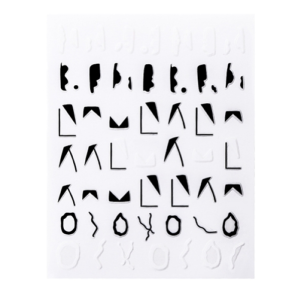 PandaHall Nail Art Stickers Decals, with Self Adhesive, for Nail Tips Decorations, Black, 13x9cm Paper Black
PandaHall Nail Art Stickers Decals, with Self Adhesive, for Nail Tips Decorations, Black, 13x9cm Paper Black