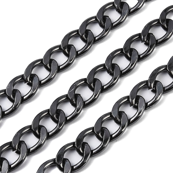 PandaHall Aluminium Curb Chain, Unwelded, with Spool, Gunmetal, 26x19x4.5mm, about 32.81 Feet(10m)/Roll Aluminum
PandaHall Aluminium Curb Chain, Unwelded, with Spool, Gunmetal, 26x19x4.5mm, about 32.81 Feet(10m)/Roll Aluminum