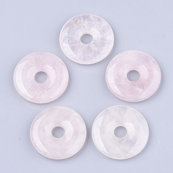 PandaHall Natural Rose Quartz Pendants, Donut/Pi Disc, Donut Width: 13.5mm, 35x5~7mm, Hole: 8mm Rose Quartz Donut
PandaHall Natural Rose Quartz Pendants, Donut/Pi Disc, Donut Width: 13.5mm, 35x5~7mm, Hole: 8mm Rose Quartz Donut