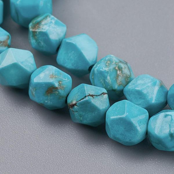 PandaHall Dyed Natural Howlite Beads Strands, Star Cut Round Beads, Faceted, Howlite, 6mm, Hole: 1mm, about 65pcs/strand, 14.9 inch(38cm)..., Green
PandaHall Dyed Natural Howlite Beads Strands, Star Cut Round Beads, Faceted, Howlite, 6mm, Hole: 1mm, about 65pcs/strand, 14.9 inch(38cm)..., Green