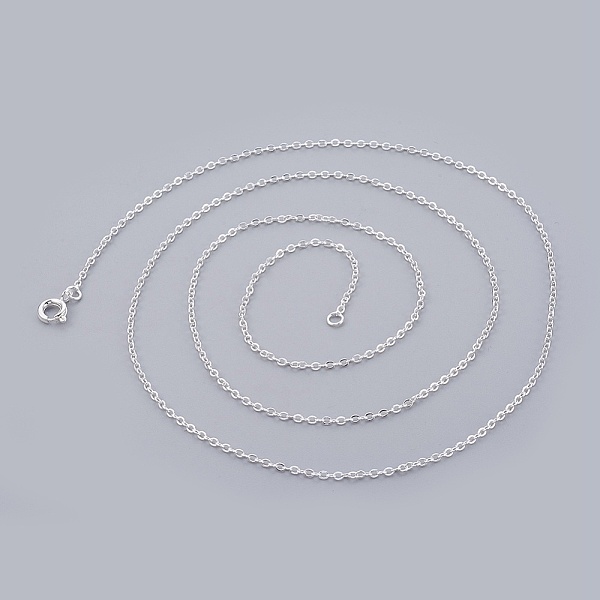 PandaHall Silver Color Plated Brass Necklaces, 1.5x2mm, 28 inch, Ring: 1.9x1.4x0.1mm Brass
PandaHall Silver Color Plated Brass Necklaces, 1.5x2mm, 28 inch, Ring: 1.9x1.4x0.1mm Brass