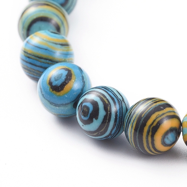 PandaHall Unisex Stretch Bracelets, with Synthetic Malachite(Dyed) Beads and Wood Beads, Round, Deep Sky Blue, 2-1/4 inch(5.7cm) Malachite...
PandaHall Unisex Stretch Bracelets, with Synthetic Malachite(Dyed) Beads and Wood Beads, Round, Deep Sky Blue, 2-1/4 inch(5.7cm) Malachite...