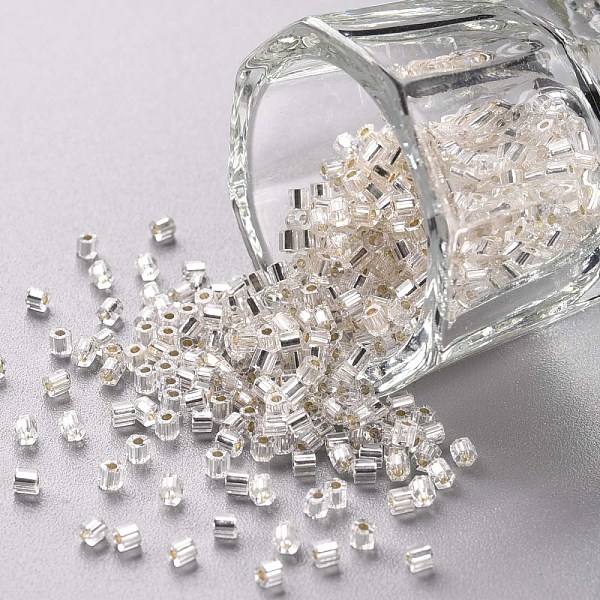 PandaHall TOHO Hexagon Beads, Japanese Seed Beads, Two Cut Glass Seed Beads, (21) Silver-Lined Transparent Crystal Clear, 11/0, 2x2x2mm...
PandaHall TOHO Hexagon Beads, Japanese Seed Beads, Two Cut Glass Seed Beads, (21) Silver-Lined Transparent Crystal Clear, 11/0, 2x2x2mm...
