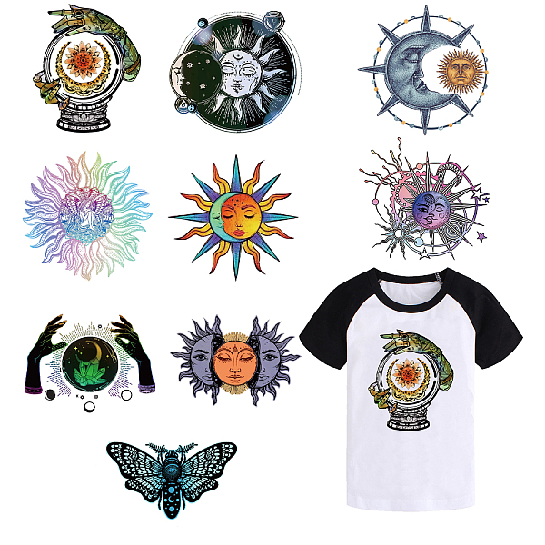 PandaHall SUPERDANT 9 Styles Tarot Theme Iron on Decals Transfer Paper for T Shirts PET Heat Transfer Film Logo Stickers Sun and Moon Vinyl..., Multicolor
PandaHall SUPERDANT 9 Styles Tarot Theme Iron on Decals Transfer Paper for T Shirts PET Heat Transfer Film Logo Stickers Sun and Moon Vinyl..., Multicolor