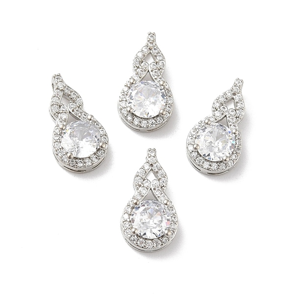 PandaHall Rack Plating Brass Micro Pave Clear Cubic Zirconia Pendants, Long-Lasting Plated, Lead Free & Cadmium Free, Gourd, Platinum...
PandaHall Rack Plating Brass Micro Pave Clear Cubic Zirconia Pendants, Long-Lasting Plated, Lead Free & Cadmium Free, Gourd, Platinum...