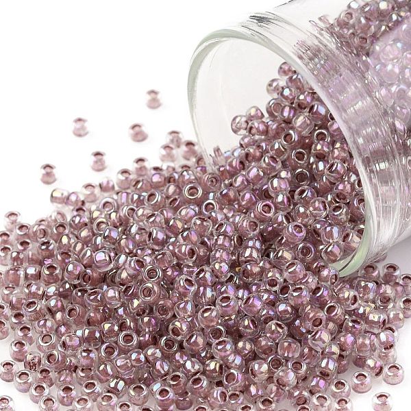 PandaHall TOHO Round Seed Beads, Japanese Seed Beads, (771) Inside Color AB Crystal/Strawberry Lined, 11/0, 2.2mm, Hole: 0.8mm, about...
PandaHall TOHO Round Seed Beads, Japanese Seed Beads, (771) Inside Color AB Crystal/Strawberry Lined, 11/0, 2.2mm, Hole: 0.8mm, about...