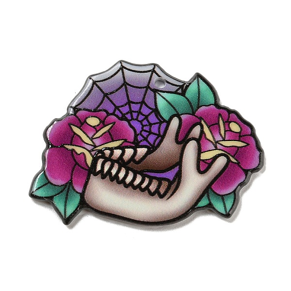 PandaHall Acrylic Pendants, Skull, Medium Violet Red, 33x42x2.5mm, Hole: 1.8mm Acrylic Skull
PandaHall Acrylic Pendants, Skull, Medium Violet Red, 33x42x2.5mm, Hole: 1.8mm Acrylic Skull