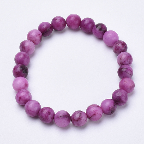 PandaHall Dyed & Natural Gemstone Beaded Stretch Bracelets, Round, 1-3/4 inch~2-1/8 inch(48~54mm) Natural Gemstone
PandaHall Dyed & Natural Gemstone Beaded Stretch Bracelets, Round, 1-3/4 inch~2-1/8 inch(48~54mm) Natural Gemstone