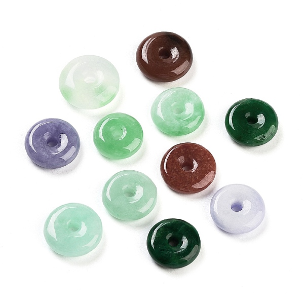 PandaHall Natural Myanmar Jade/Burmese Jade Charms, Dyed, Donut/Pi Disc Charms, 12~15x3.5~5mm, Hole: 2mm Myanmar Jade Donut
PandaHall Natural Myanmar Jade/Burmese Jade Charms, Dyed, Donut/Pi Disc Charms, 12~15x3.5~5mm, Hole: 2mm Myanmar Jade Donut