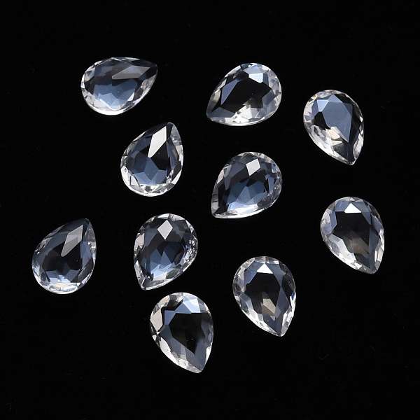 PandaHall Teardrop Transparent Glass Cabochons, Nail Art Decoration Accessories, Faceted, Clear AB, 8x6x3.5mm Glass Teardrop White
PandaHall Teardrop Transparent Glass Cabochons, Nail Art Decoration Accessories, Faceted, Clear AB, 8x6x3.5mm Glass Teardrop White