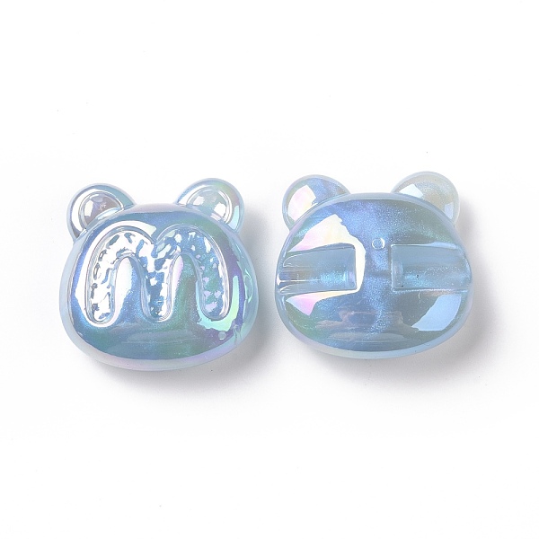 PandaHall Opaque Acrylic Beads, AB Color Plated, Bear with Letter M Pattern, Light Sky Blue, 32x32.5x13mm, Hole: 3mm Acrylic Bear
PandaHall Opaque Acrylic Beads, AB Color Plated, Bear with Letter M Pattern, Light Sky Blue, 32x32.5x13mm, Hole: 3mm Acrylic Bear
