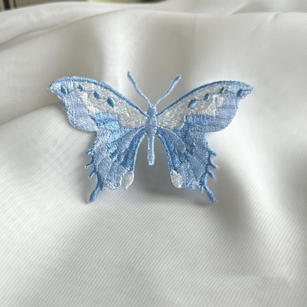 PandaHall Butterfly Self Adhesive Computerized Embroidery Cloth Iron on/Sew on Patches, Costume Accessories, Appliques, Sky Blue, 50x80mm...
PandaHall Butterfly Self Adhesive Computerized Embroidery Cloth Iron on/Sew on Patches, Costume Accessories, Appliques, Sky Blue, 50x80mm...