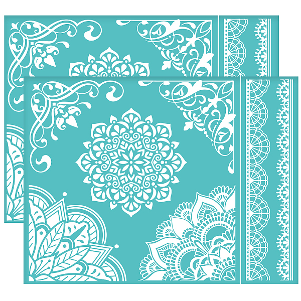 PandaHall OLYCRAFT 2Pcs Self-Adhesive Silk Screen Printing Stencil Mandala Pattern Mesh Transfers Stencil Vintage Border Corner Silk Screen...
PandaHall OLYCRAFT 2Pcs Self-Adhesive Silk Screen Printing Stencil Mandala Pattern Mesh Transfers Stencil Vintage Border Corner Silk Screen...