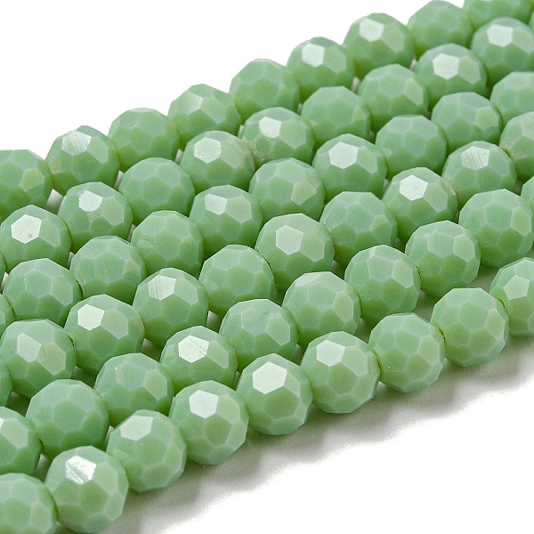 PandaHall Opaque Glass Beads Stands, Faceted(32 Facets), Round, Dark Sea Green, 6mm, Hole: 1mm, about 98pcs/strand, 20.47''(52cm) Glass..., Black
PandaHall Opaque Glass Beads Stands, Faceted(32 Facets), Round, Dark Sea Green, 6mm, Hole: 1mm, about 98pcs/strand, 20.47''(52cm) Glass..., Black