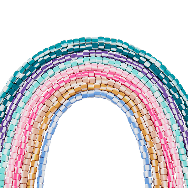 PandaHall 9 Strands 9 Colors Handmade Polymer Clay Beads Strands, Column, Mixed Color, 5x5x4.5mm, Hole: 2mm, about 85~86pcs/strand, 15.83..., Multicolor
PandaHall 9 Strands 9 Colors Handmade Polymer Clay Beads Strands, Column, Mixed Color, 5x5x4.5mm, Hole: 2mm, about 85~86pcs/strand, 15.83..., Multicolor