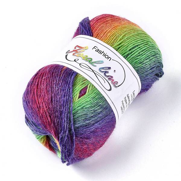 PandaHall Wool Knitting Yarn, Segment Dyed, Crochet Yarn, Colorful, 1mm, about 400m/roll Wool
PandaHall Wool Knitting Yarn, Segment Dyed, Crochet Yarn, Colorful, 1mm, about 400m/roll Wool