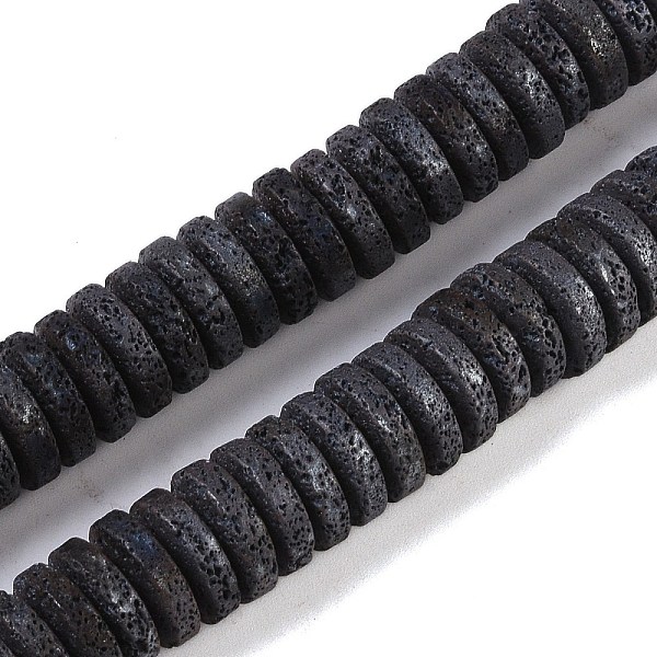 PandaHall Frosted Natural Lava Rock Beads Strands, Disc, Heishi Beads, 10x3.5mm, Hole: 1.4mm, about 121pcs/strand, 15.55''(39.5cm) Lava Rock...
PandaHall Frosted Natural Lava Rock Beads Strands, Disc, Heishi Beads, 10x3.5mm, Hole: 1.4mm, about 121pcs/strand, 15.55''(39.5cm) Lava Rock...