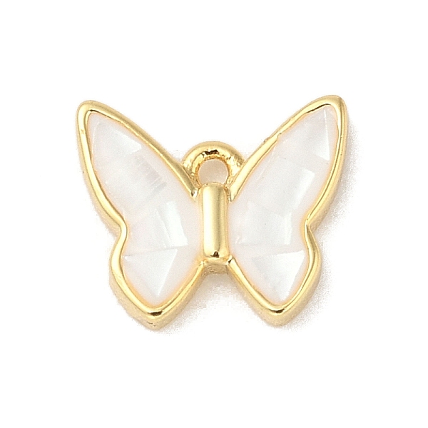 PandaHall Rack Plating Brass & Shell Butterfly Charms with Epoxy Resin, Long-lasting Plated, Cadmium Free & Lead Free, Real 18K Gold Plated..., White
PandaHall Rack Plating Brass & Shell Butterfly Charms with Epoxy Resin, Long-lasting Plated, Cadmium Free & Lead Free, Real 18K Gold Plated..., White