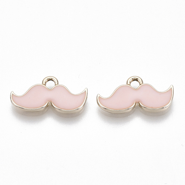 PandaHall Eco-Friendly Zinc Alloy Pendants, with Enamel, Moustache, Cadmium Free & Nickel Free & Lead Free, Golden, Pink, 9x17x2mm, Hole...
PandaHall Eco-Friendly Zinc Alloy Pendants, with Enamel, Moustache, Cadmium Free & Nickel Free & Lead Free, Golden, Pink, 9x17x2mm, Hole...