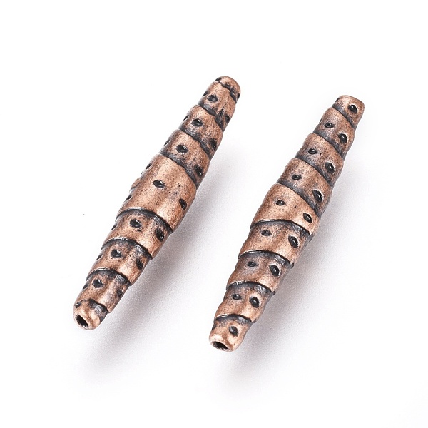PandaHall Tibetan Style Alloy Beads, Lead Free and Cadmium Free, Tube, Red Copper, 25x5mm, Hole: 1mm Alloy Bicone
PandaHall Tibetan Style Alloy Beads, Lead Free and Cadmium Free, Tube, Red Copper, 25x5mm, Hole: 1mm Alloy Bicone