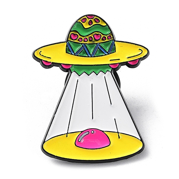 PandaHall Easter Egg UFO Enamel Pins, Black Alloy Badge for Backpack Cloths Hats Jacket, Gold, 30.5x24x1.5mm Alloy+Enamel Egg Gold
PandaHall Easter Egg UFO Enamel Pins, Black Alloy Badge for Backpack Cloths Hats Jacket, Gold, 30.5x24x1.5mm Alloy+Enamel Egg Gold