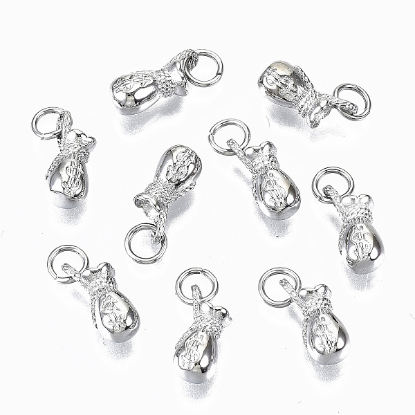 PandaHall 304 Stainless Steel Charms, with Jump Rings, Purse, Stainless Steel Color, 12x5x5mm, Jump Ring: 5x0.8mm, 3.4mm inner diameter 304...
PandaHall 304 Stainless Steel Charms, with Jump Rings, Purse, Stainless Steel Color, 12x5x5mm, Jump Ring: 5x0.8mm, 3.4mm inner diameter 304...
