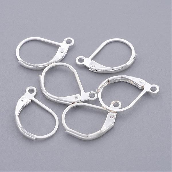 PandaHall Brass Leverback Earring Findings, with Loop, Lead Free and Cadmium Free, Silver Color Plated, Size: about 10mm wide, 15mm long...
PandaHall Brass Leverback Earring Findings, with Loop, Lead Free and Cadmium Free, Silver Color Plated, Size: about 10mm wide, 15mm long...