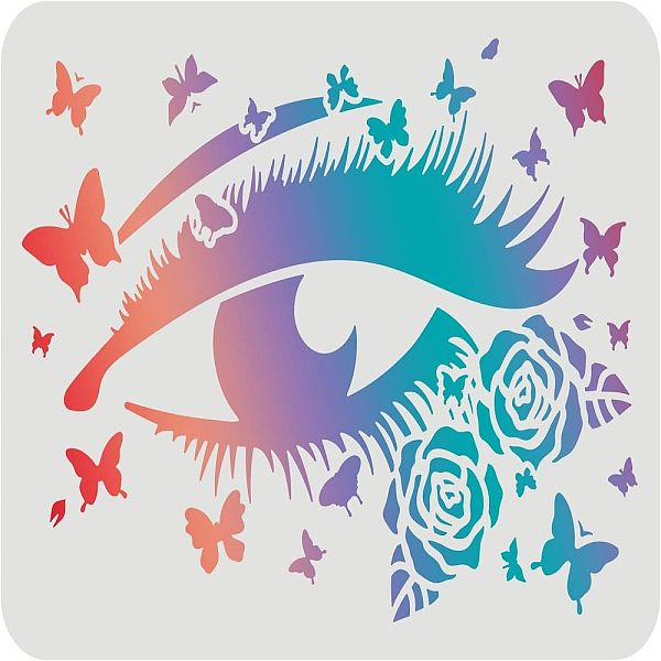 PandaHall FINGERINSPIRE Eye Stencil For Painting 29.7x21cm Reusable Beauty Eyes Drawing Stencil Butterfly Stencil Rose Stencil for Painting...
PandaHall FINGERINSPIRE Eye Stencil For Painting 29.7x21cm Reusable Beauty Eyes Drawing Stencil Butterfly Stencil Rose Stencil for Painting...