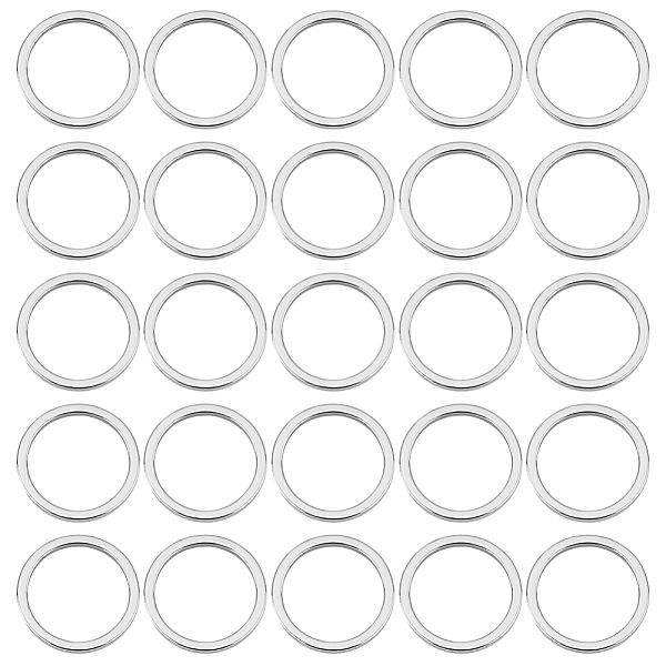 PandaHall Unicraftale 100Pcs 304 Stainless Steel Linking Ring, Round Ring, Stainless Steel Color, 12x0.8~1mm 304 Stainless Steel Ring
PandaHall Unicraftale 100Pcs 304 Stainless Steel Linking Ring, Round Ring, Stainless Steel Color, 12x0.8~1mm 304 Stainless Steel Ring